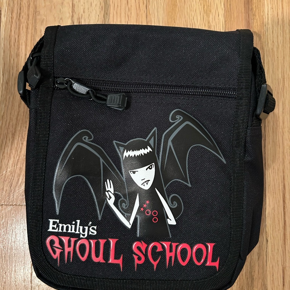 Deadstock Vintage Emily the Strange Black Crossbody Bag